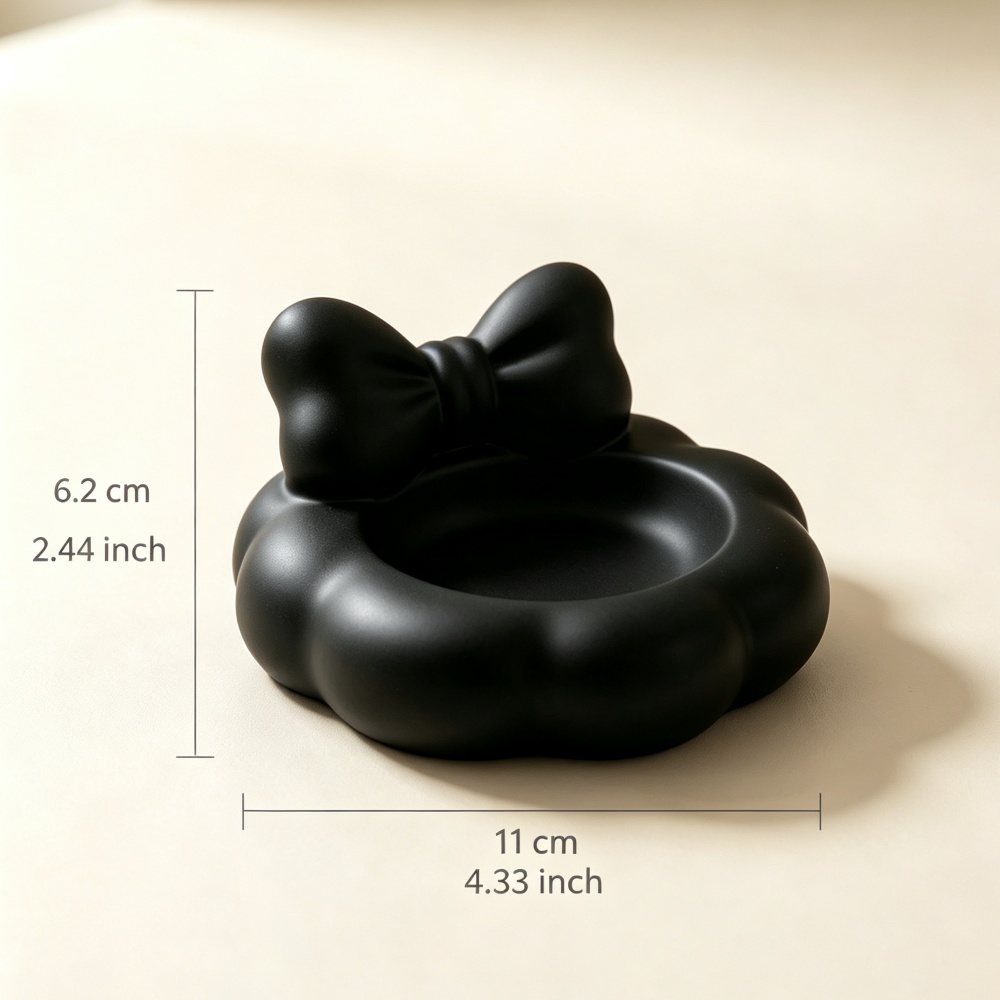 ถาดใส่เครื่องประดับรูปโบว์สีดำ - Organza Ribbon Spool บทวิจารณ์และราคา