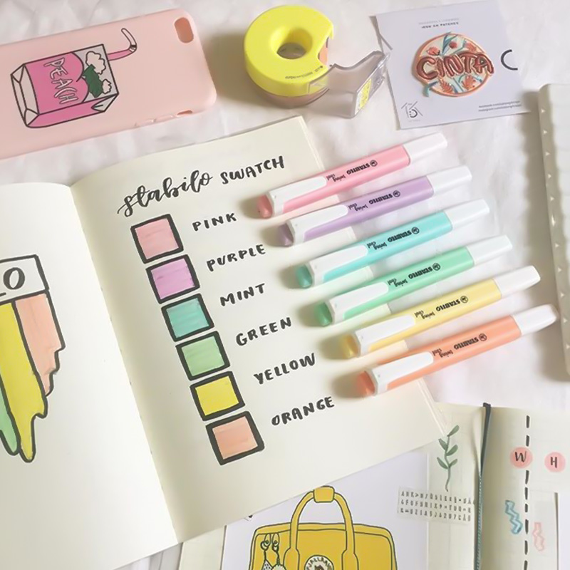 6 Pcs STABILO Highlighter 275  - Stabilo Marker Swing Cool บทวิจารณ์และราคา